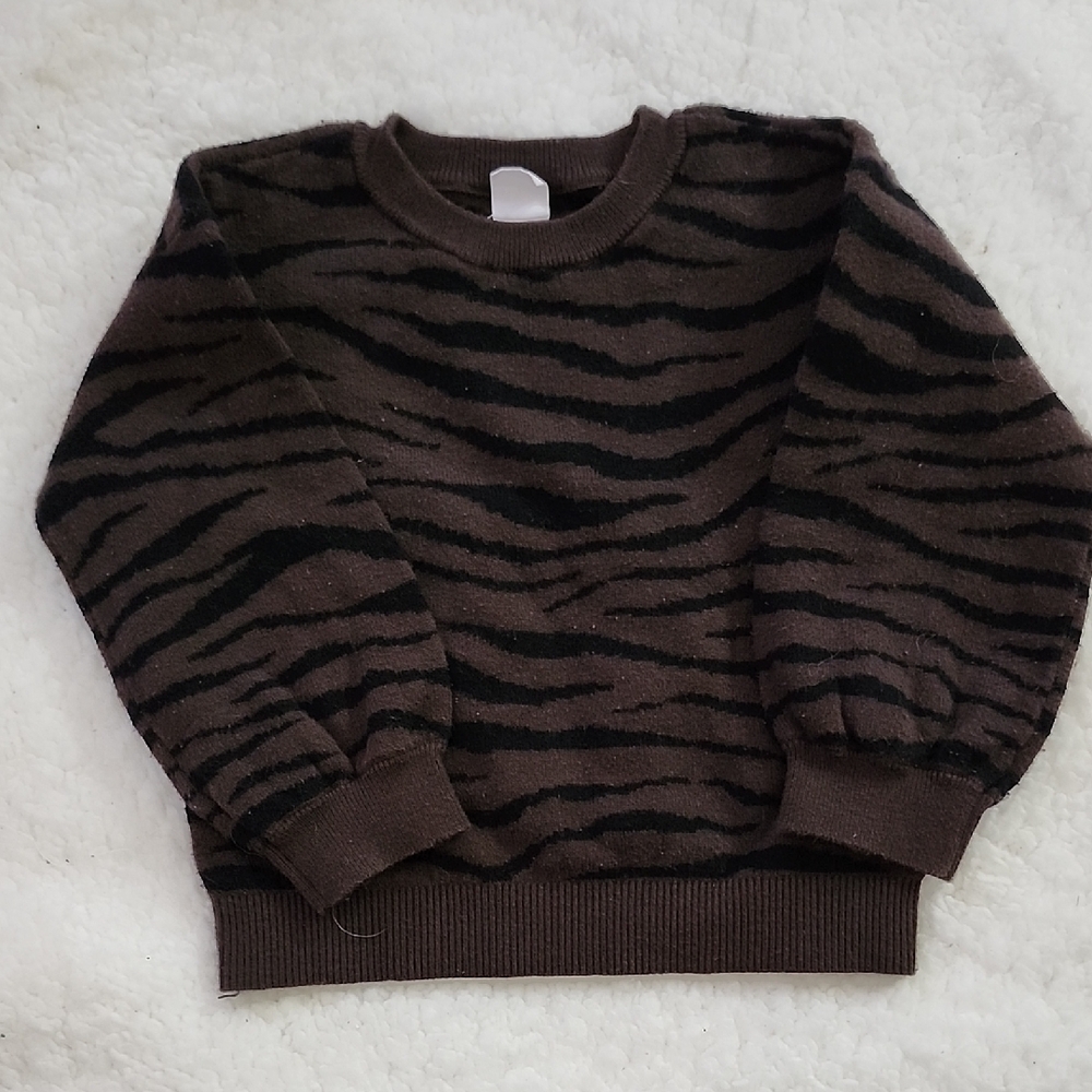 GAP Brown and Black Patterned Sweater